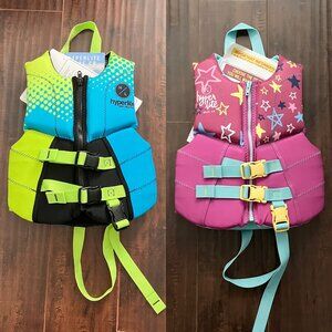 NWT 2 Hyperlite Child Life Vest